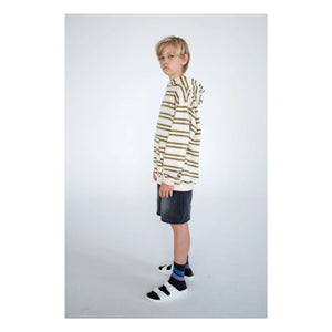 Repose AMS - Shorts aus Bio-Baumwoll-Twill | Kohlegrau