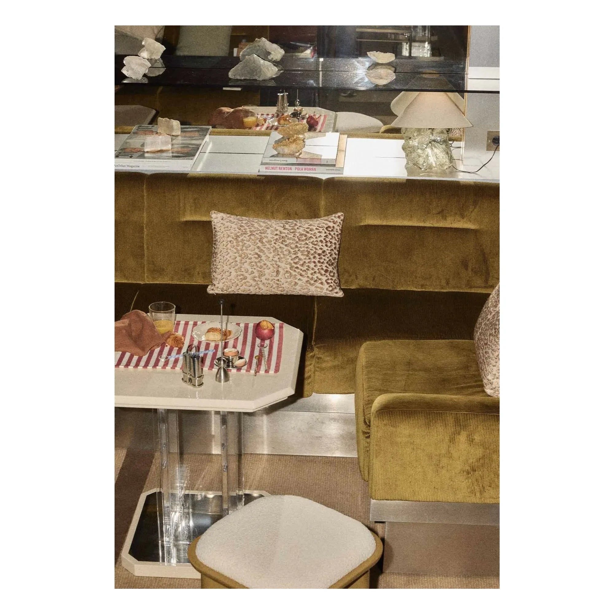 Gabrielle Paris - Jacquard Kissenbezug | Leopard
