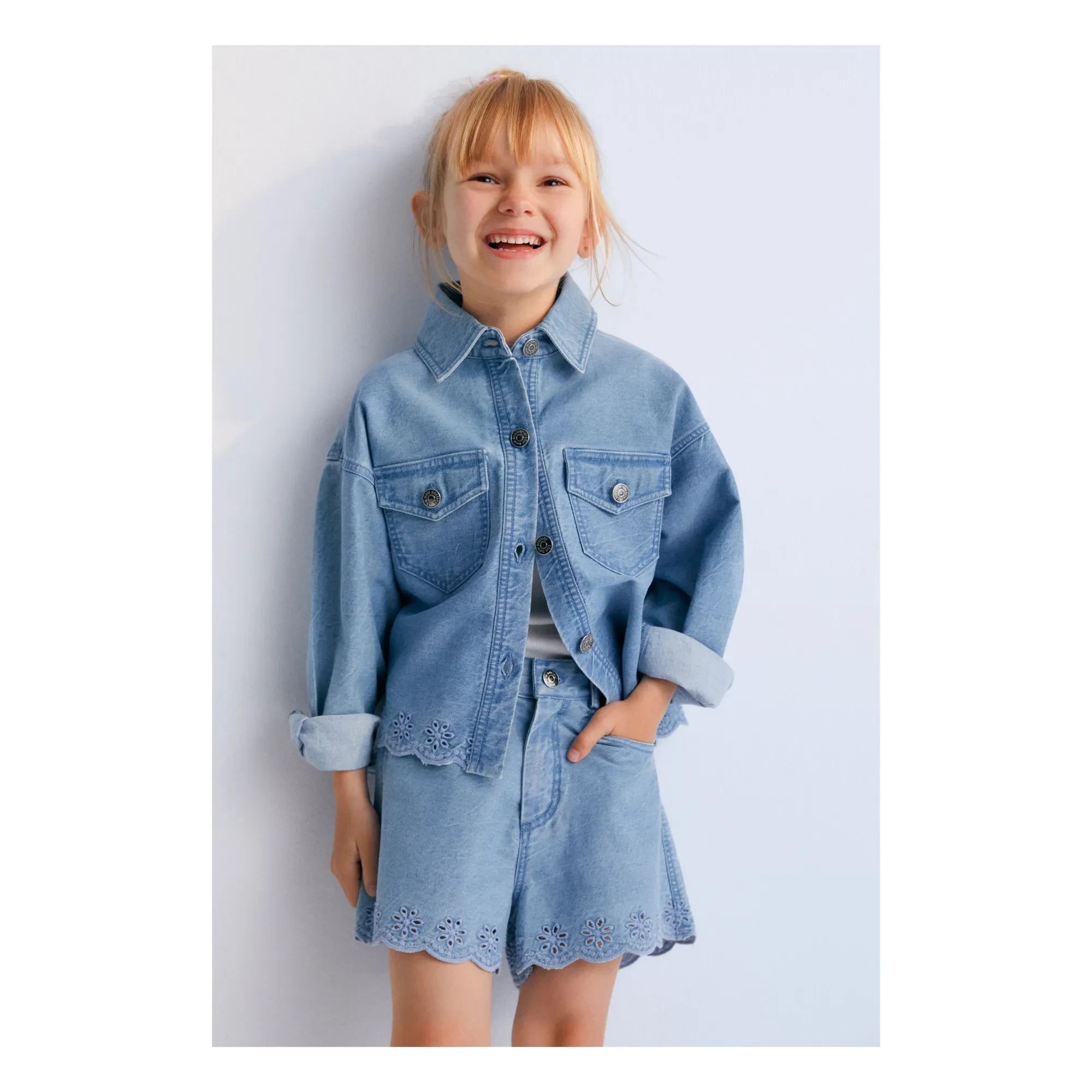 the new society - Niobe Denimhemd | Denimblau
