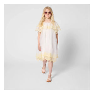 Chloé – Besticktes Kleid | Weiß