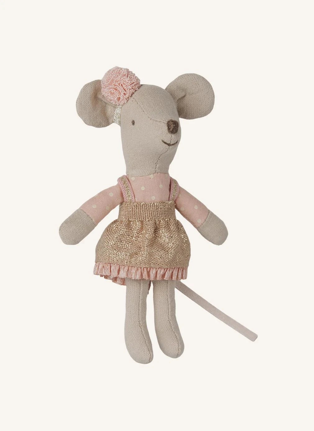 Maileg - Das kleine Mädchen-Maus hinter dem Rad