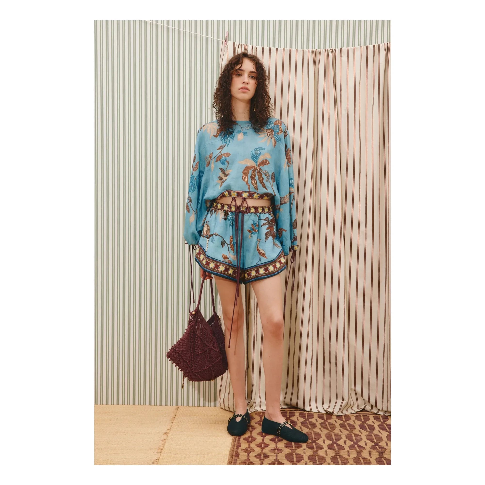 Alémais – Georgie Bluse | Blau