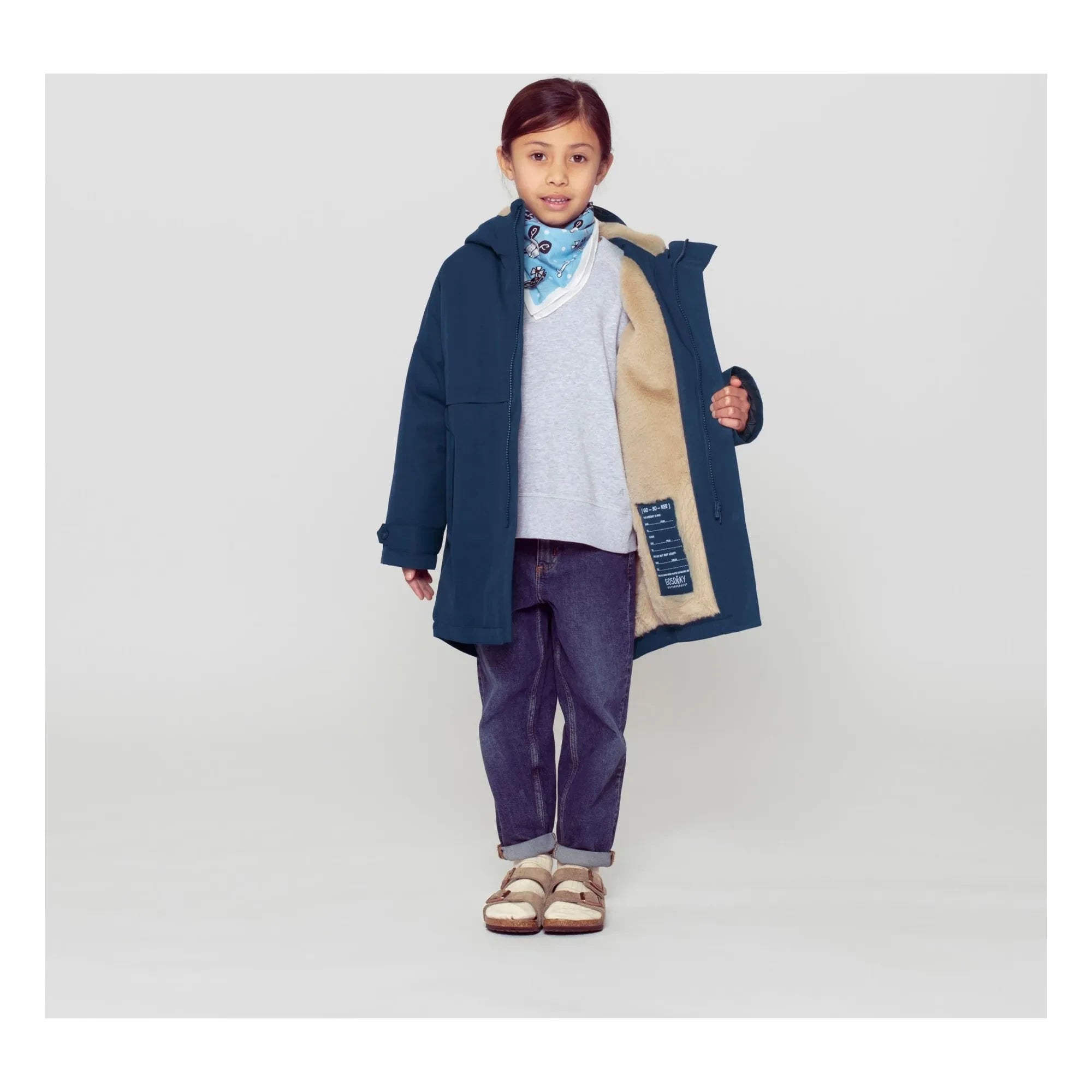 Gosoaky - Desert Fox wasserdichter Parka | Marineblau