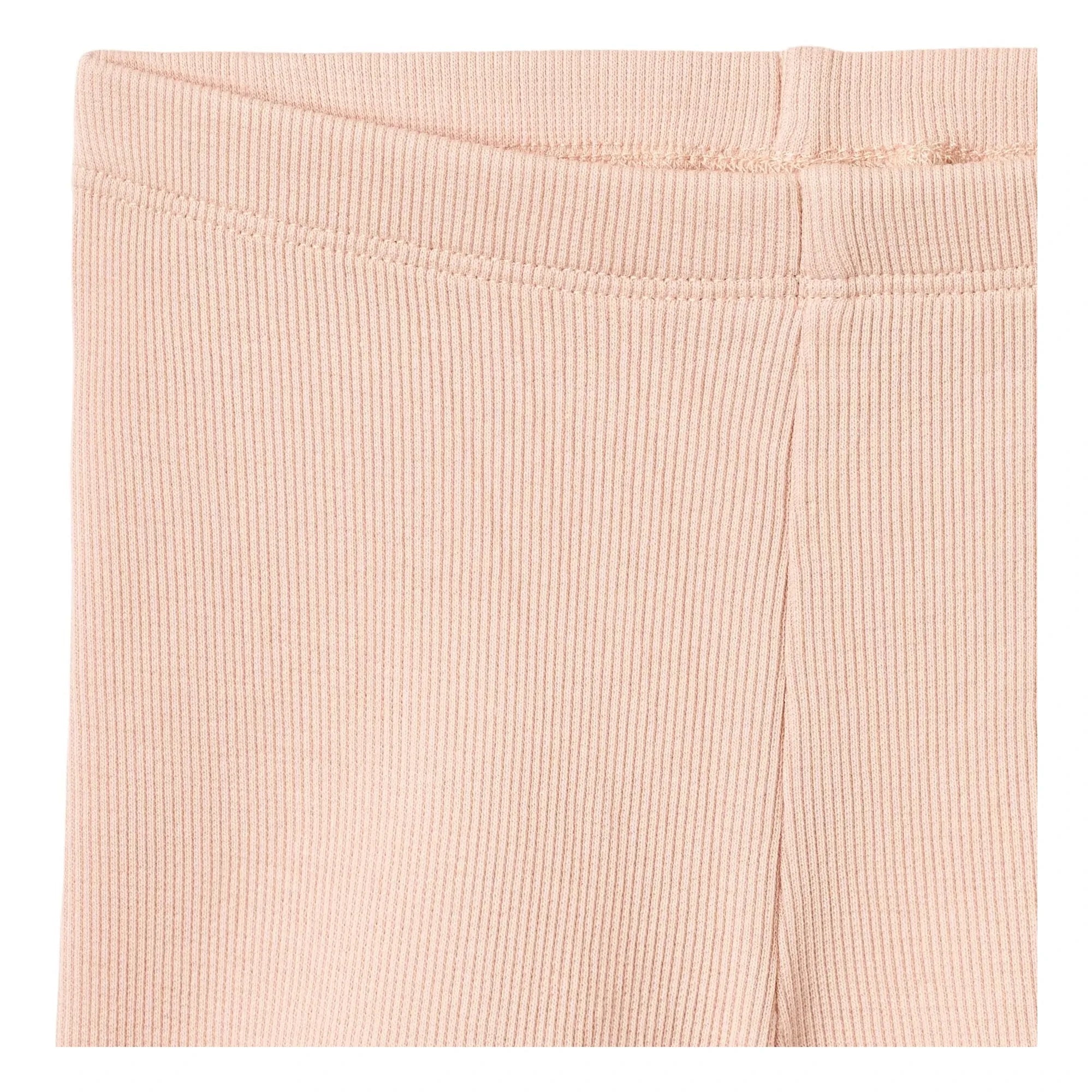 Wheat - Feingerippte Bio-Baumwoll-Babyshorts | Blassrosa