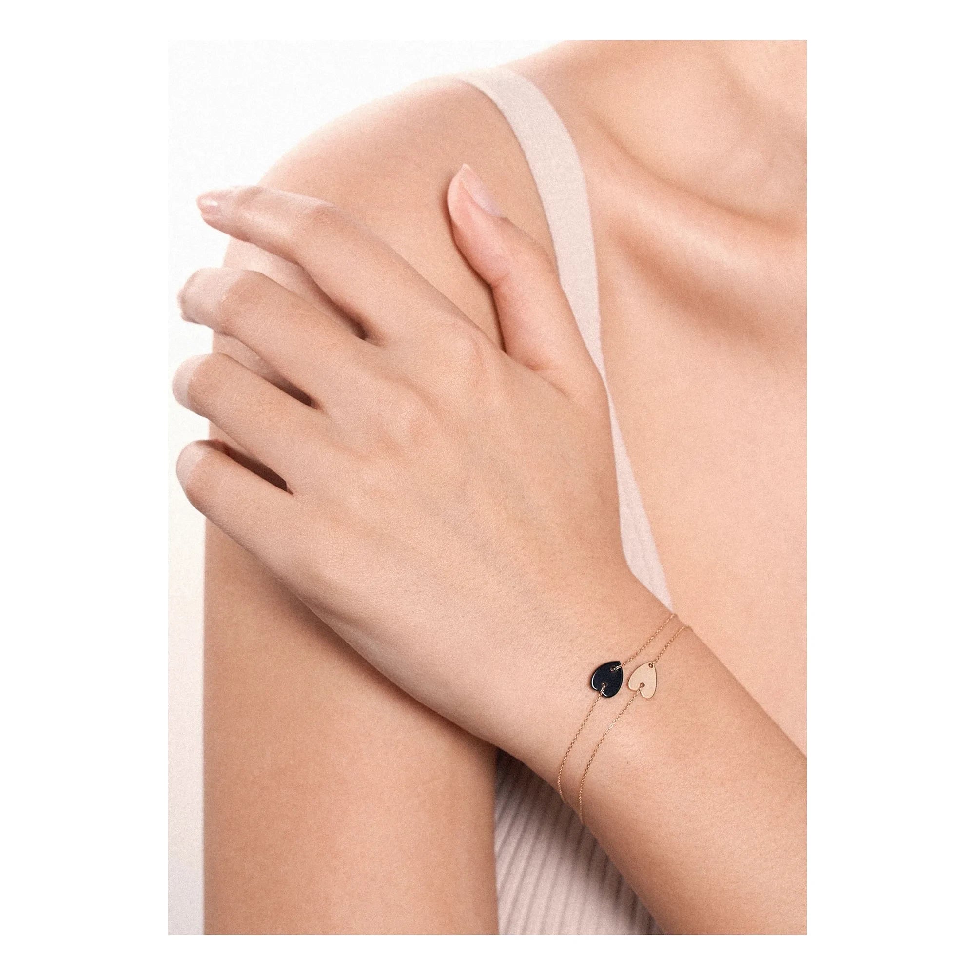 Ginette NY - Armband Angèle Mini-Herz | Roségold