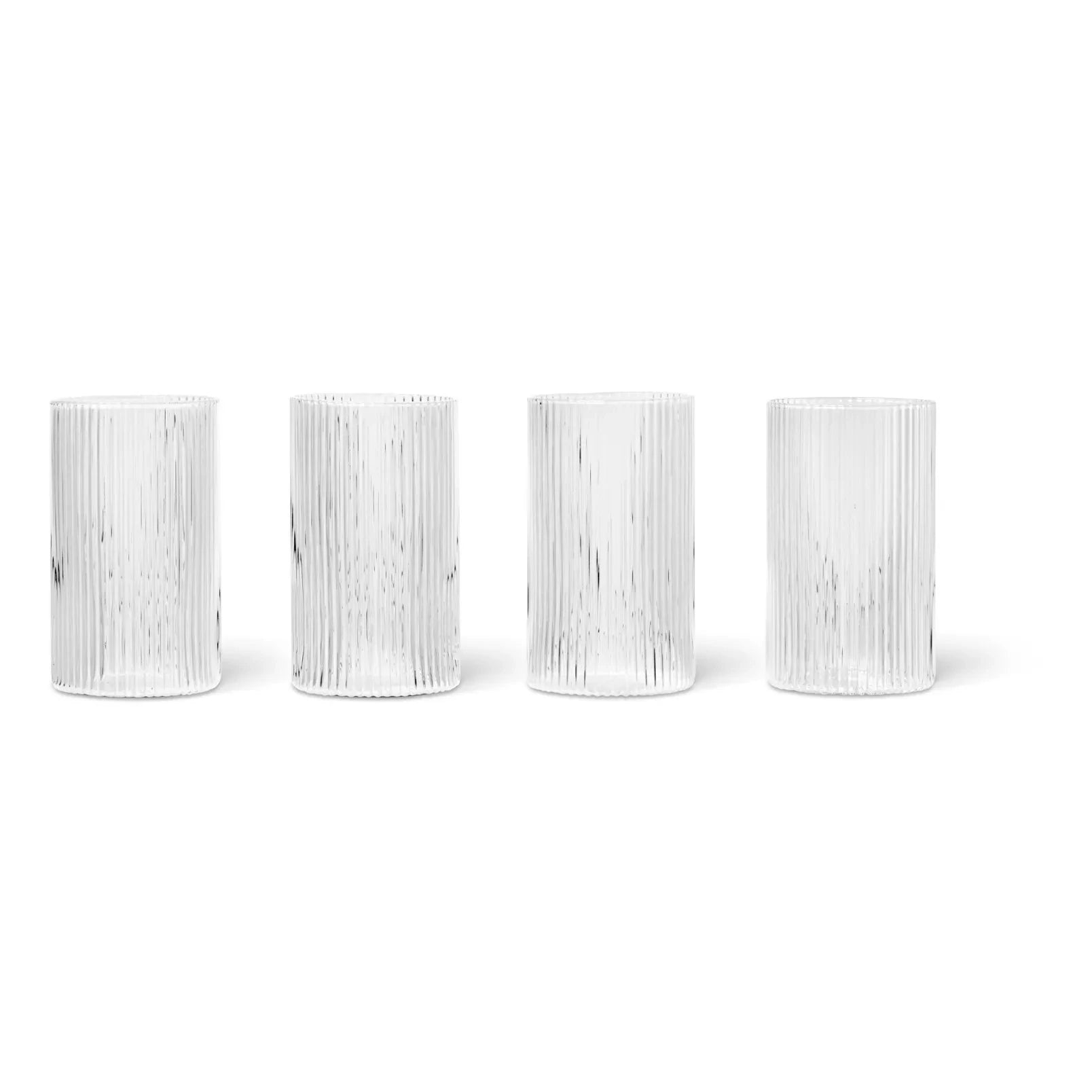 Ferm Living - Ripple Gläser - 4er-Set