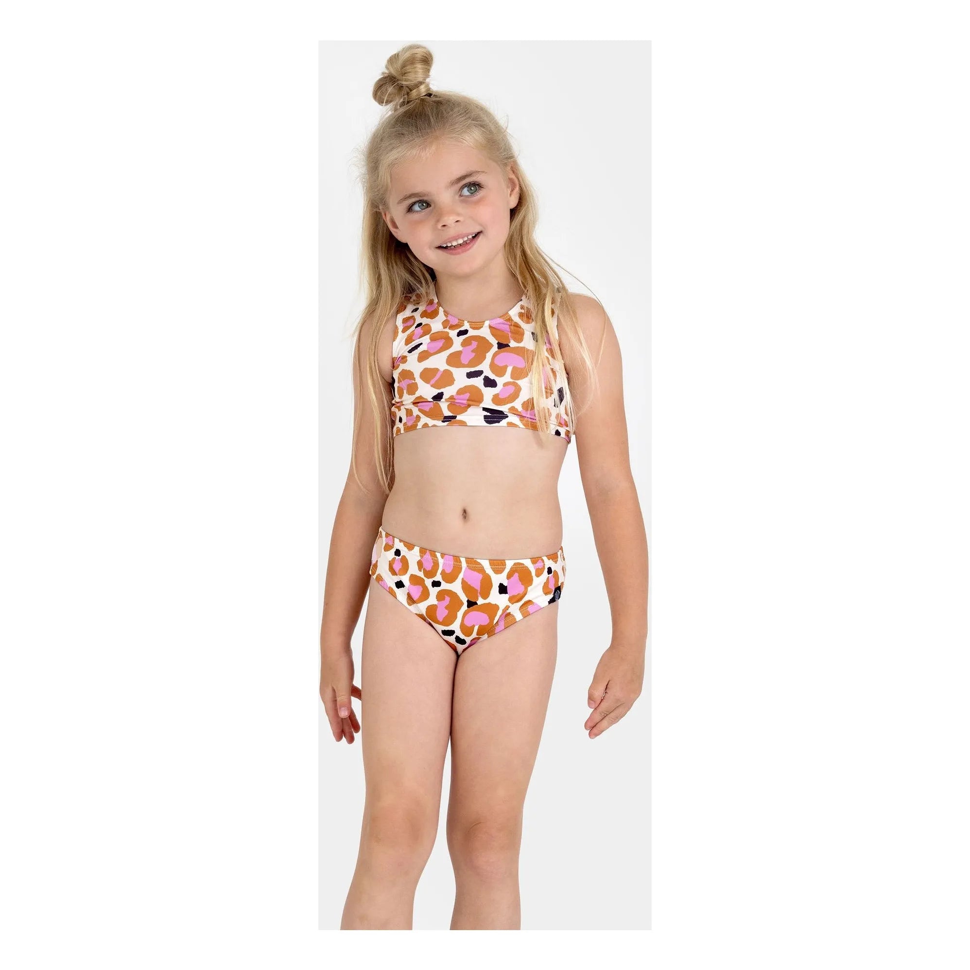 Beach & Bandits - 2-teiliger UV-Schutz-Badeanzug Candy Leopard Recycelte Fasern
