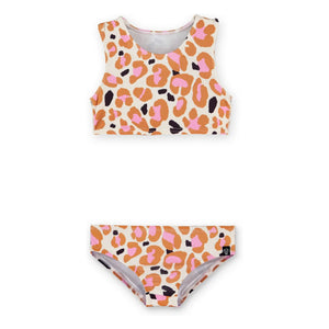 Beach & Bandits - 2-teiliger UV-Schutz-Badeanzug Candy Leopard Recycelte Fasern