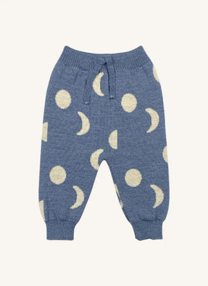Bayiri - Moons Yün Merinos Pantolon | Mavi