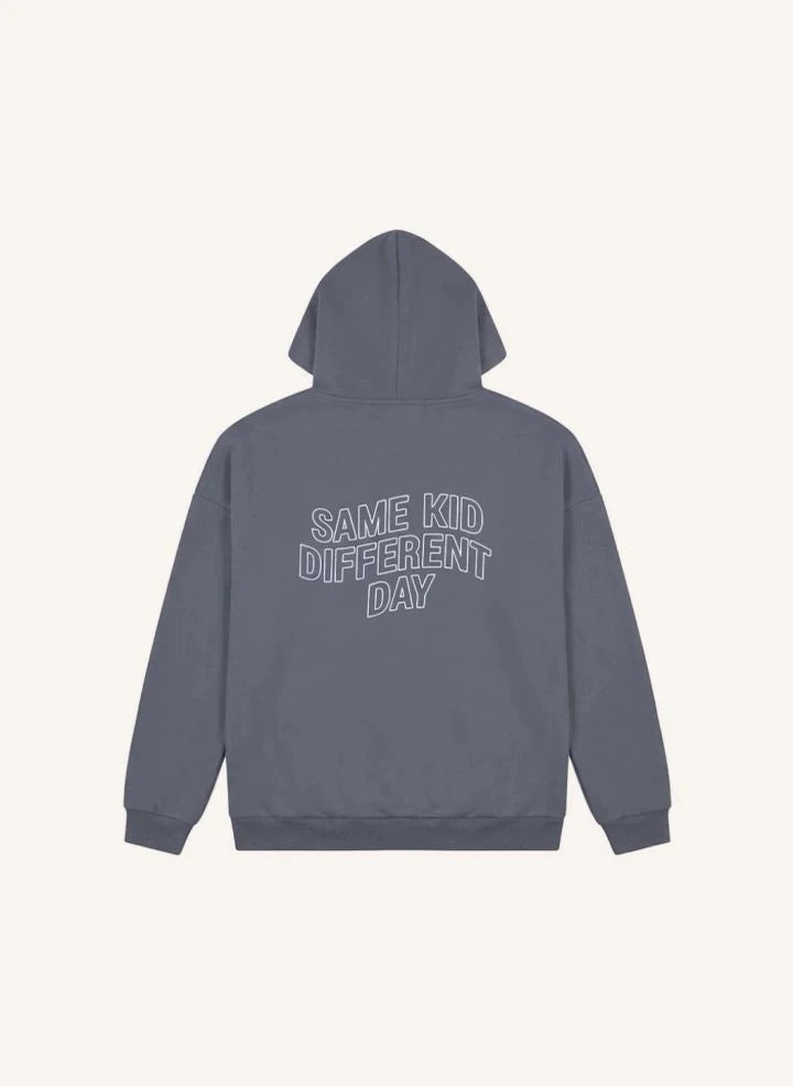 Cos I Said So - Same Kid Kapuzen-Sweatshirt aus Bio-Baumwolle | Grau