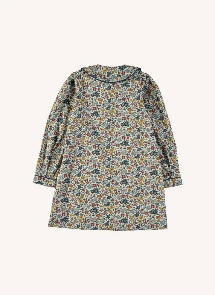 Risu Risu - Paola Liberty Organische Baumwollkleid | Grün