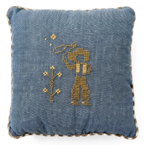 Editions Aimable - Cowboy Clovis yastık | Mavi Chambray