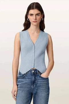 AllSaints kadın viskon üst