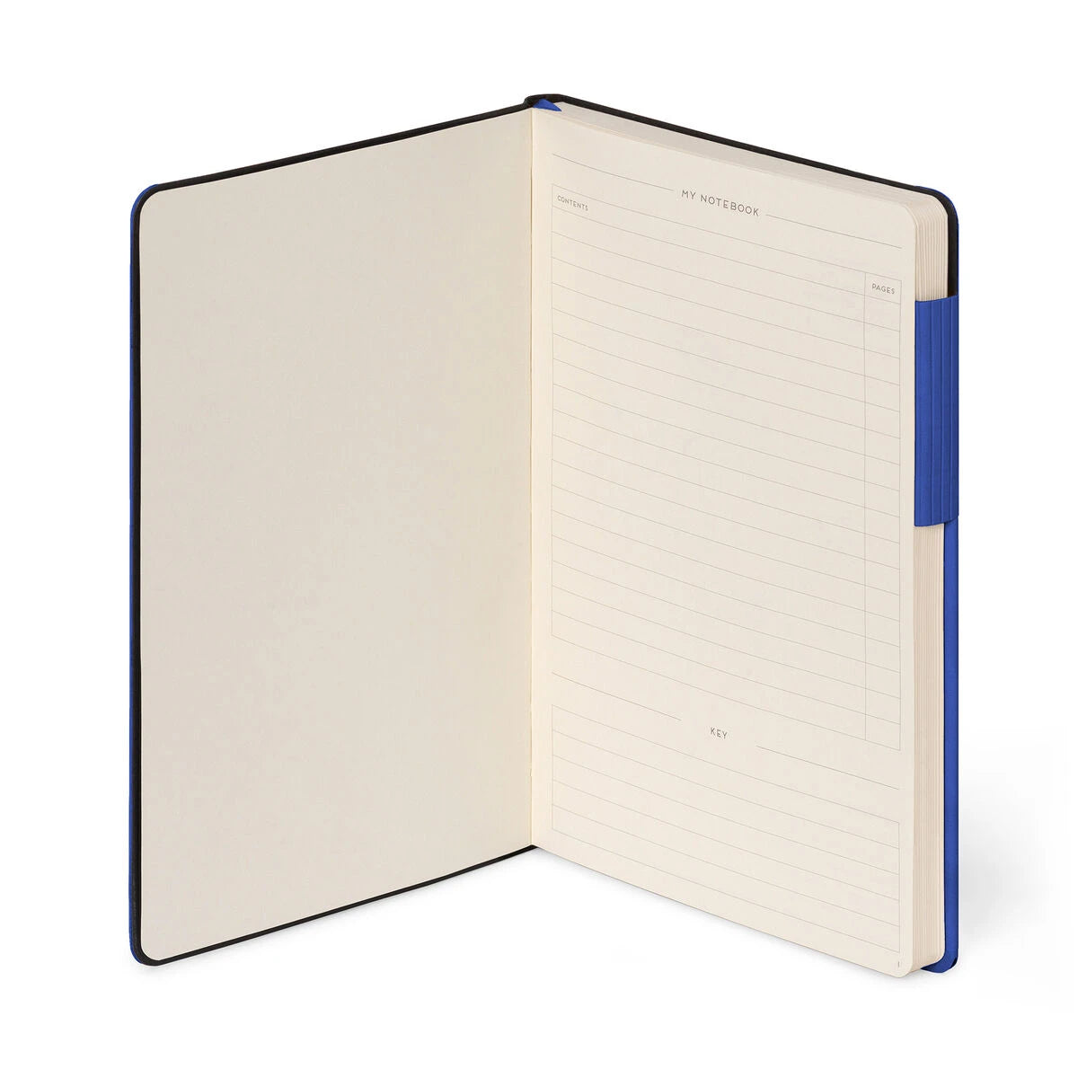 Legami - Notizbuch mit Blanko-Seiten und monochromem Softcover - Eklectic Blau - Mein Notizbuch