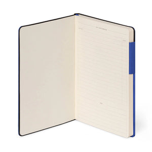 Legami - Notizbuch mit Blanko-Seiten und monochromem Softcover - Eklectic Blau - Mein Notizbuch