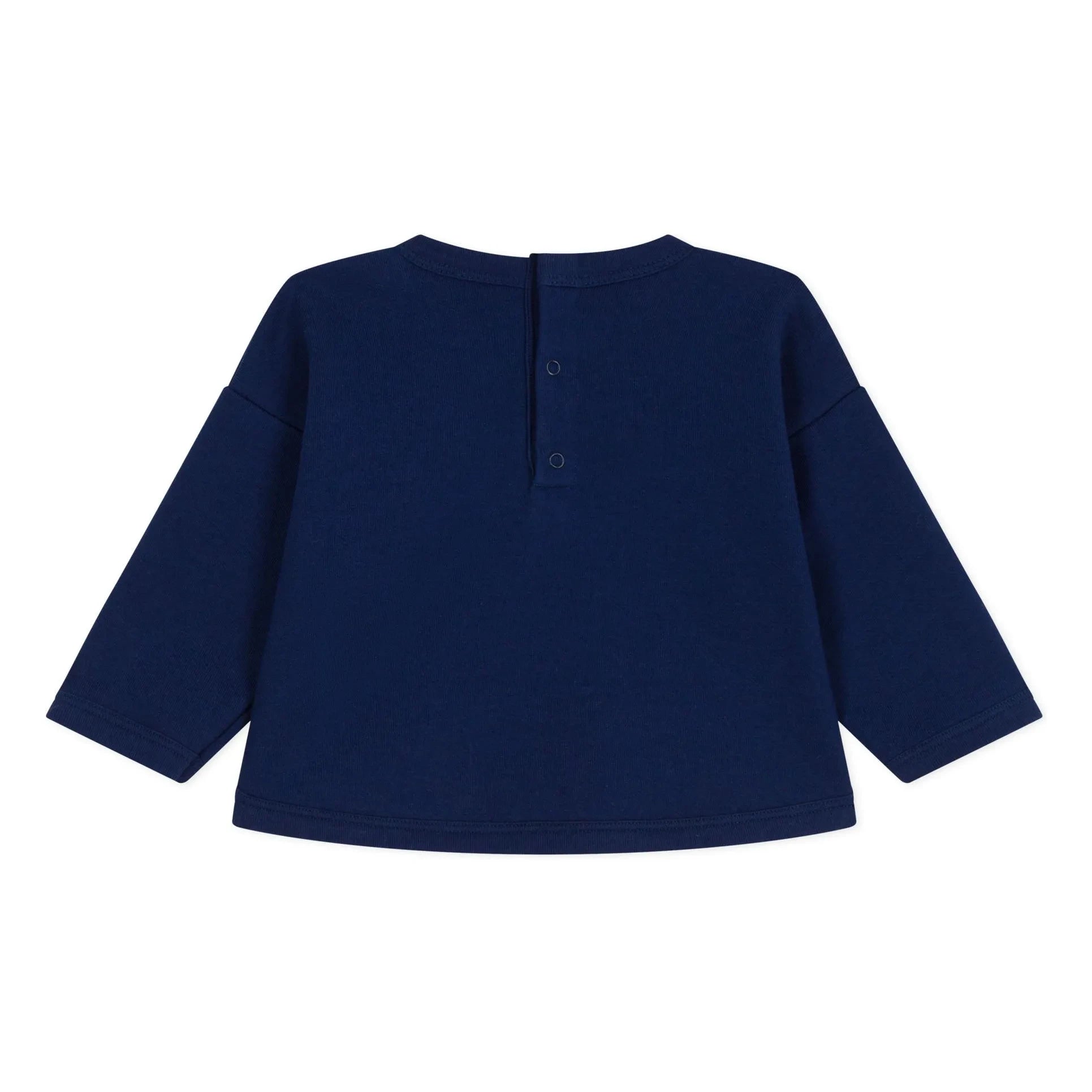 Petit Bateau - Bavarto Bio-Baumwoll-Sweatshirt | Marine