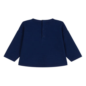 Petit Bateau - Bavarto Bio-Baumwoll-Sweatshirt | Marine