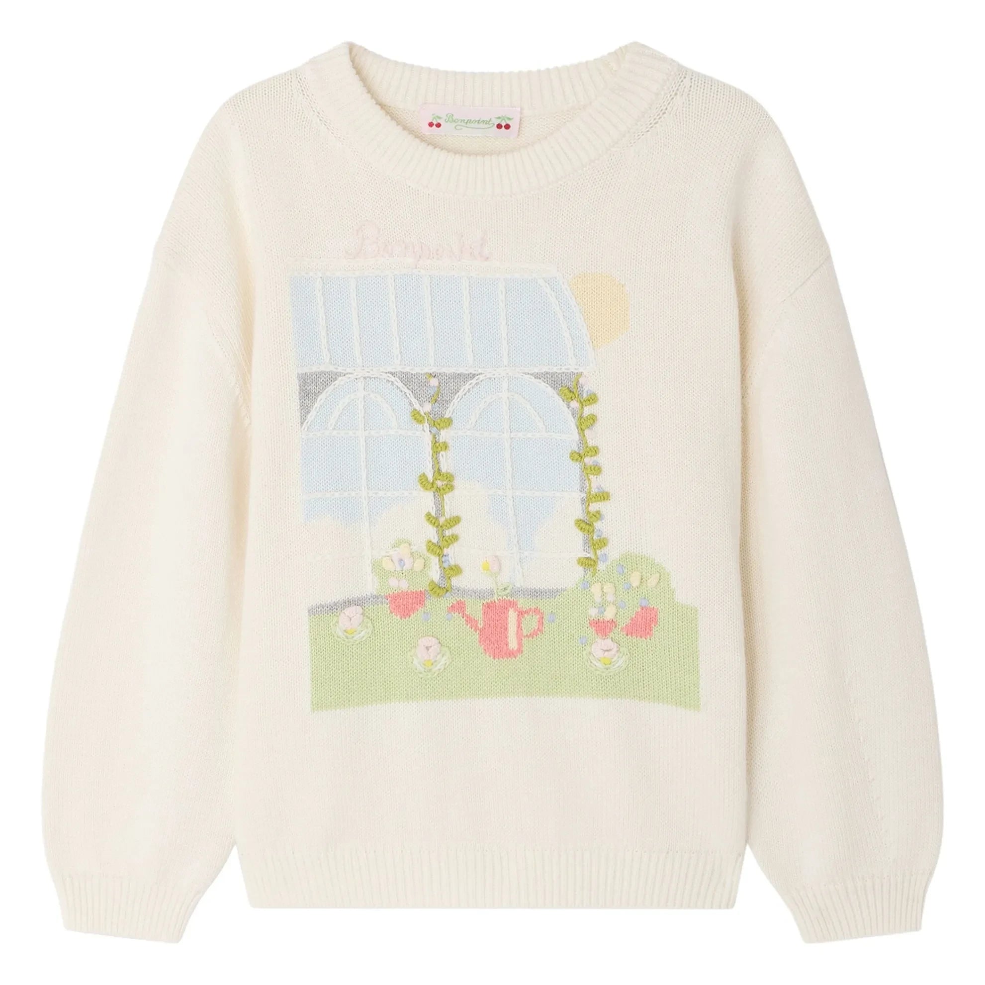 Bonpoint - Anumati Bio-Baumwollpullover | Creme