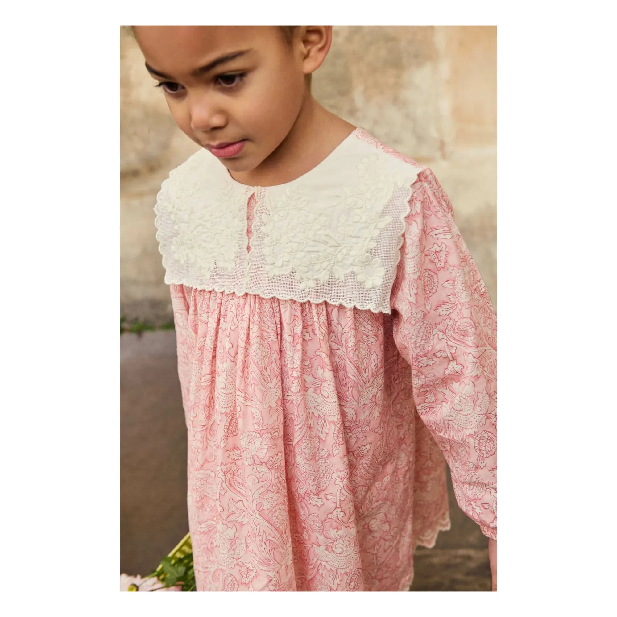 Louise Misha - Arinola Kleid aus Bio-Baumwolle | Rosa