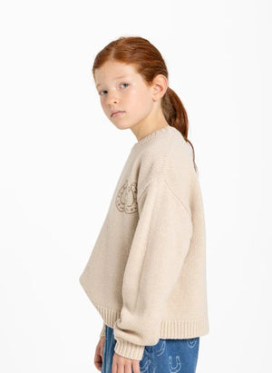 Hundred Pieces - Lacy Get Lucky Merinowollpullover | Creme