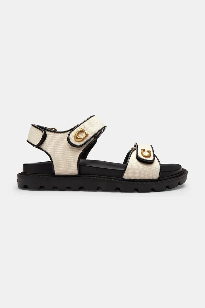 Coach Brynn Canvas Sandal Kadın Sandali