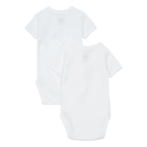 Petit Bateau - Yenidoğan Çapraz Askılı Tulum Seti - 2'li | Beyaz