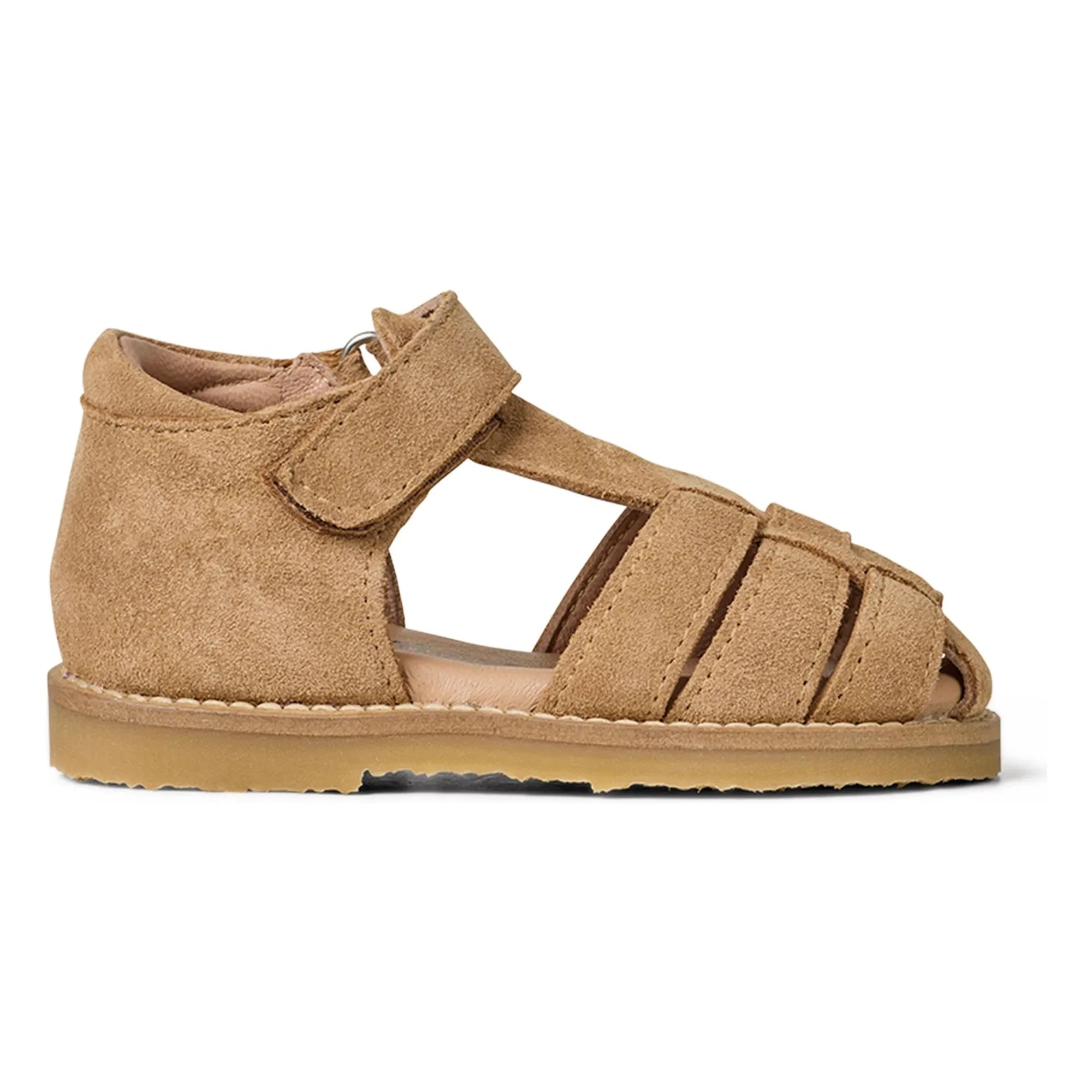 Petit Nord - Klassische Wildleder Riemchensandalen | Beige