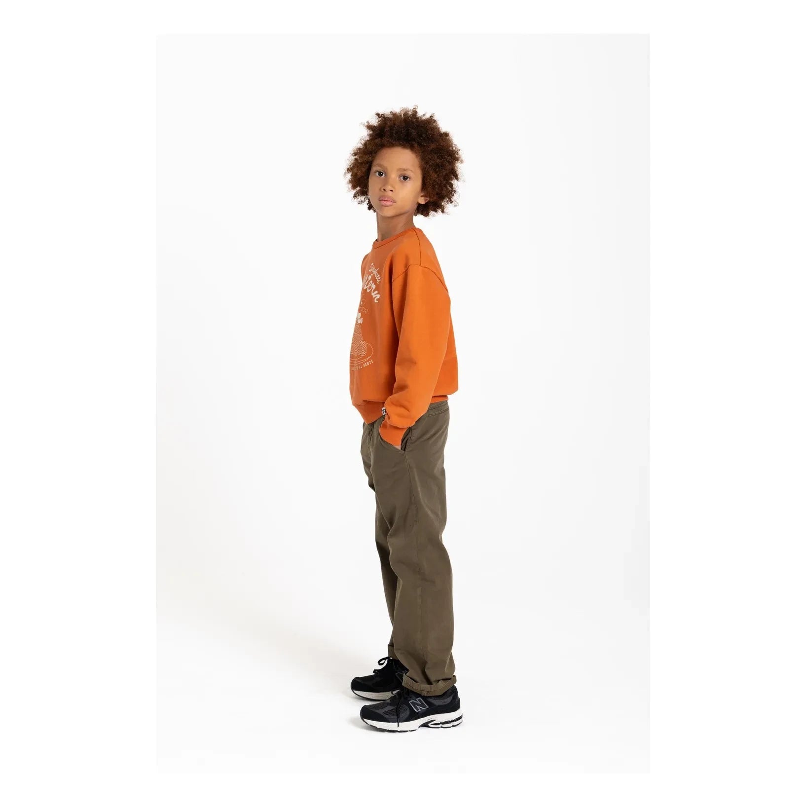 Hundred Pieces - Ryde Spaghetti Organik Pamuk Sweatshirt | Pas Kırmızısı