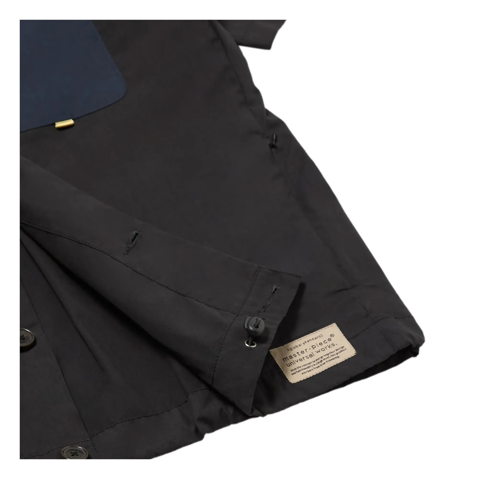 Universal Works - Overshirt aus recycelten Fasern | Schwarz