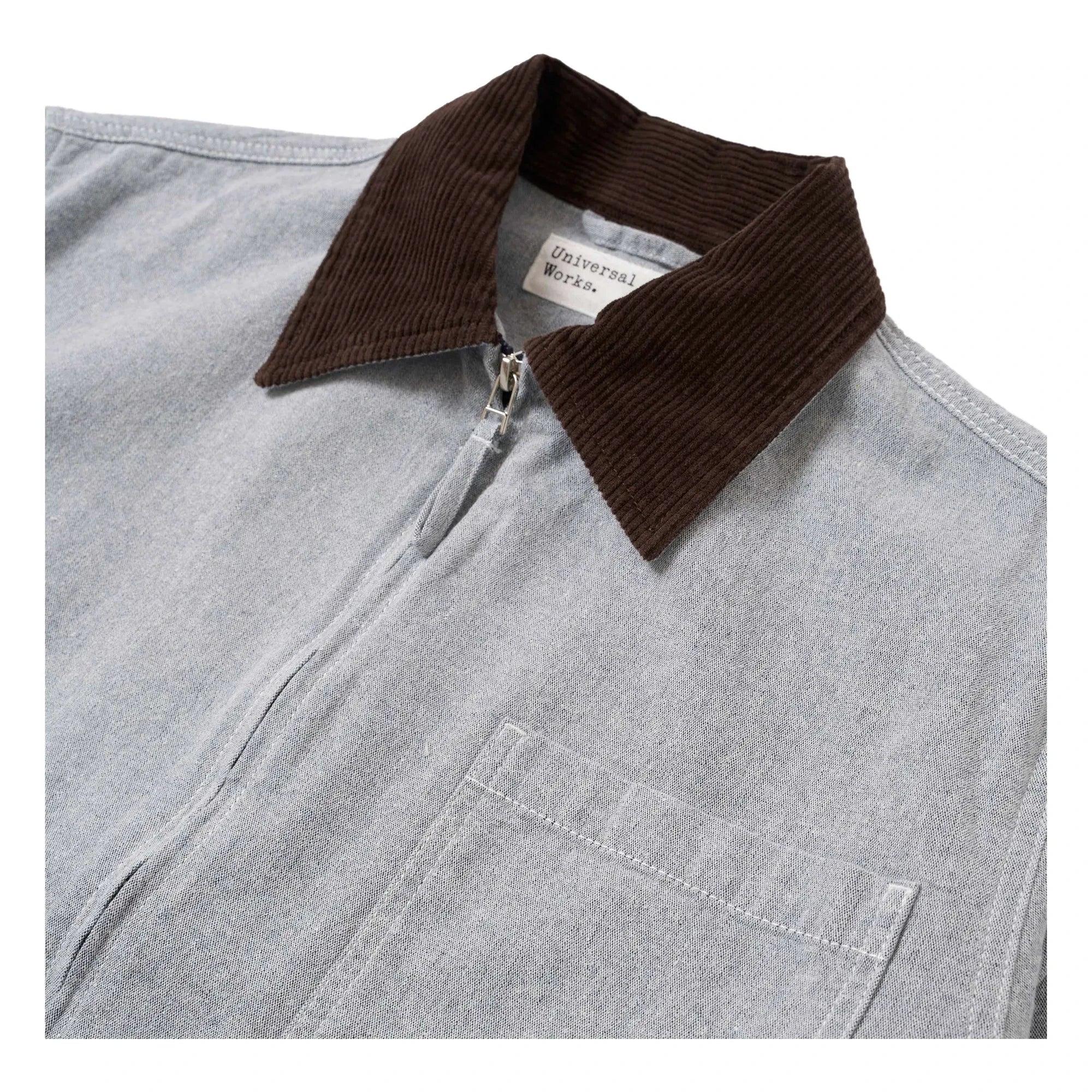 Universal Works - Veste Jean Recycled Bowl | Hellblau