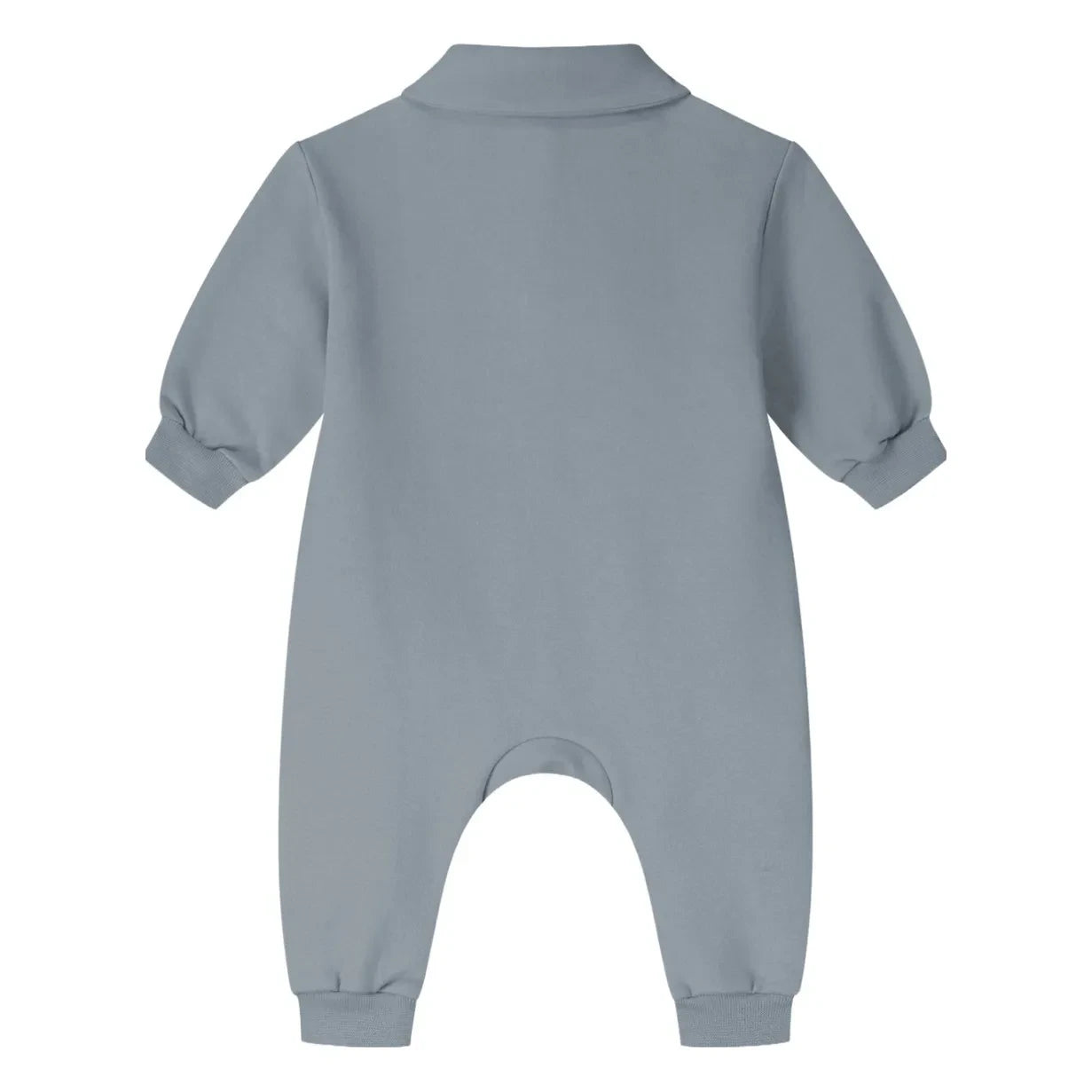 Gray Label - Organik pamuklu polo yaka tulum | Gri