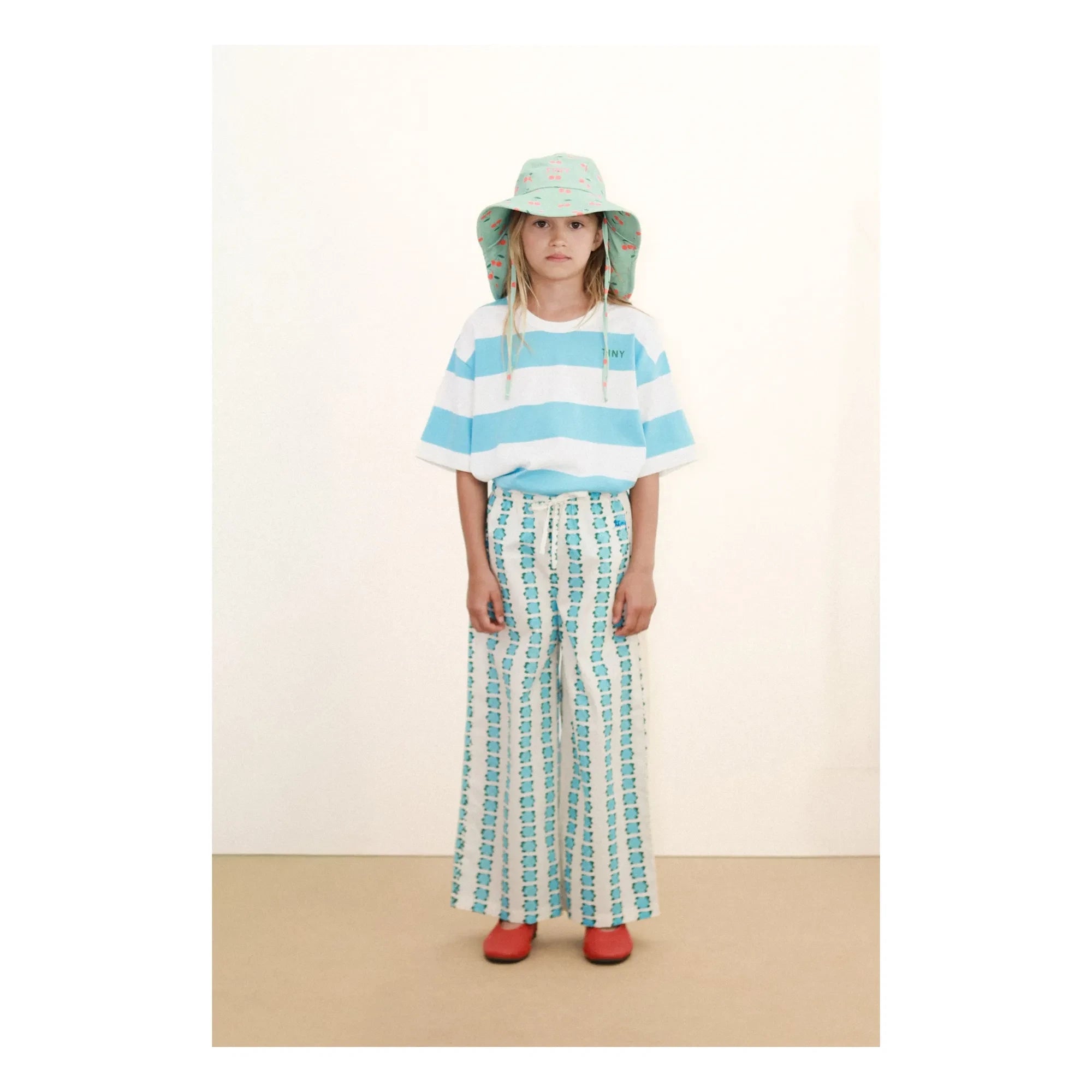 Tinycottons - Gestreiftes T-Shirt aus Bio-Baumwolle | Blau