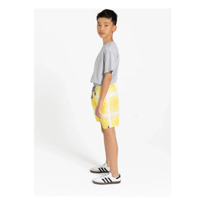 Finger in the nose - Freeboy Carreaux Badeshorts | Blassgelb