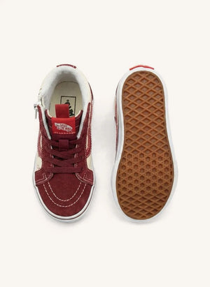 Vans - Burgundy SK8-Hi Reissue Mit Reißverschluss und Knöchelriemen Sneakers