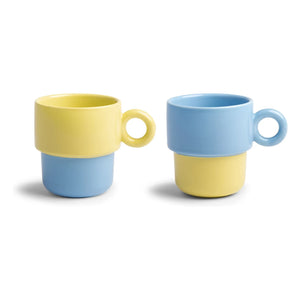 &Klevering - Tassen Chiquito - 2er-Set | Blassgelb