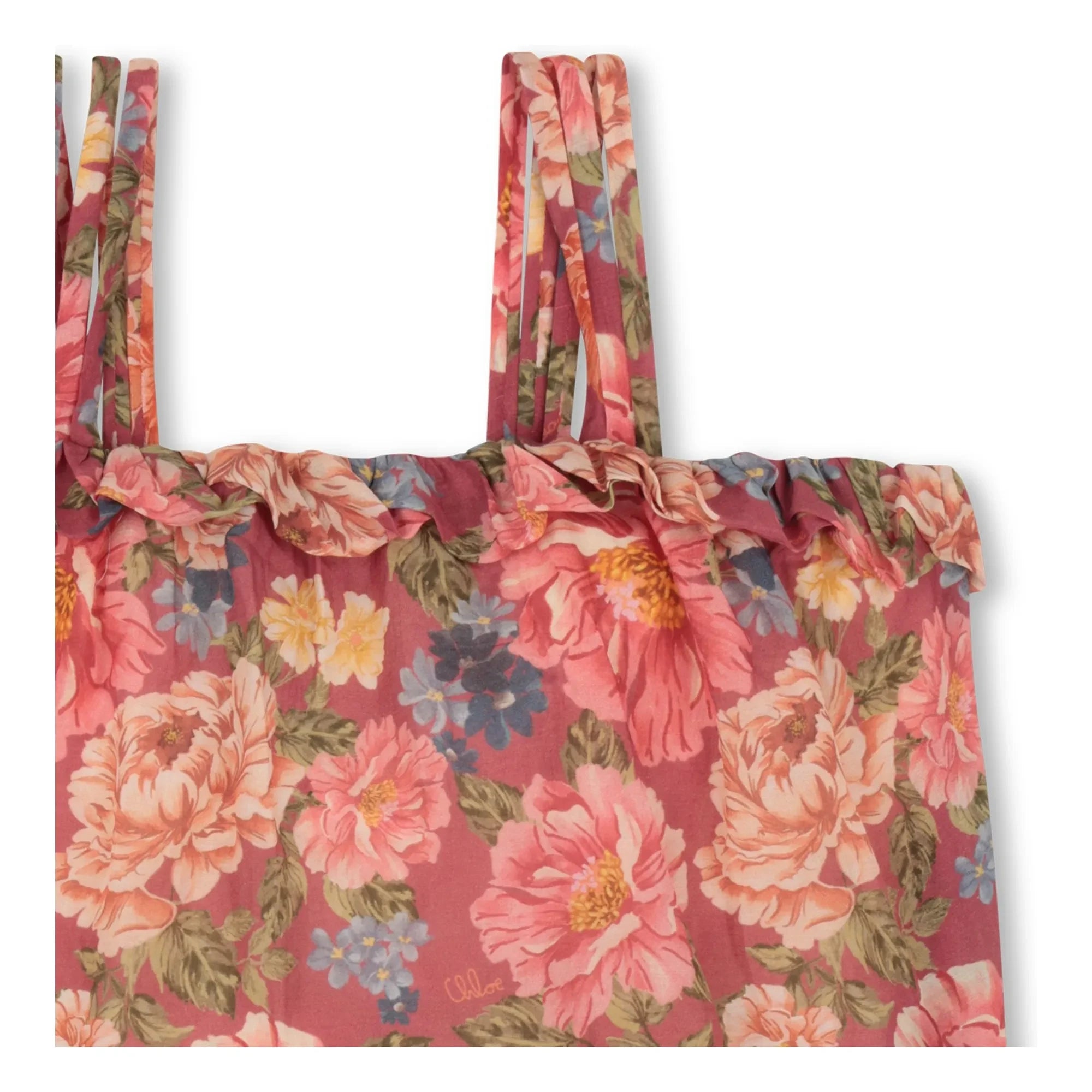 Chloé – Top aus Bio-Baumwolle mit Blumenmotiv | Rosewood