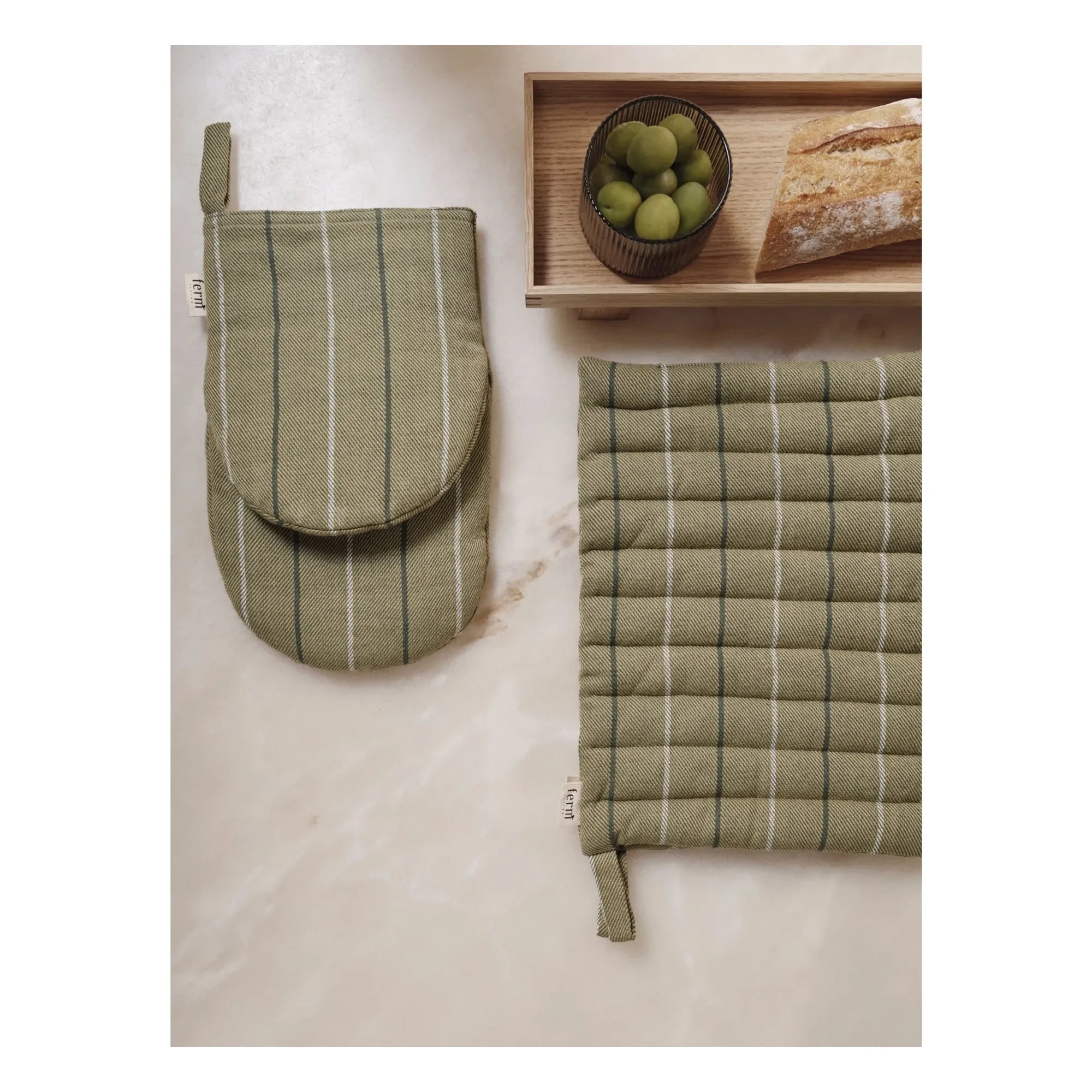 Ferm Living – Ito Topflappen – 2er-Set | Grün