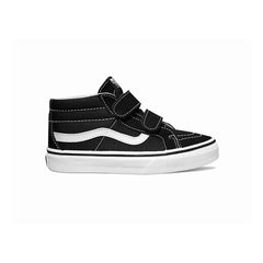Vans - SK8-Mid Reissue Leder-Klettverschluss-Sneaker | Schwarz