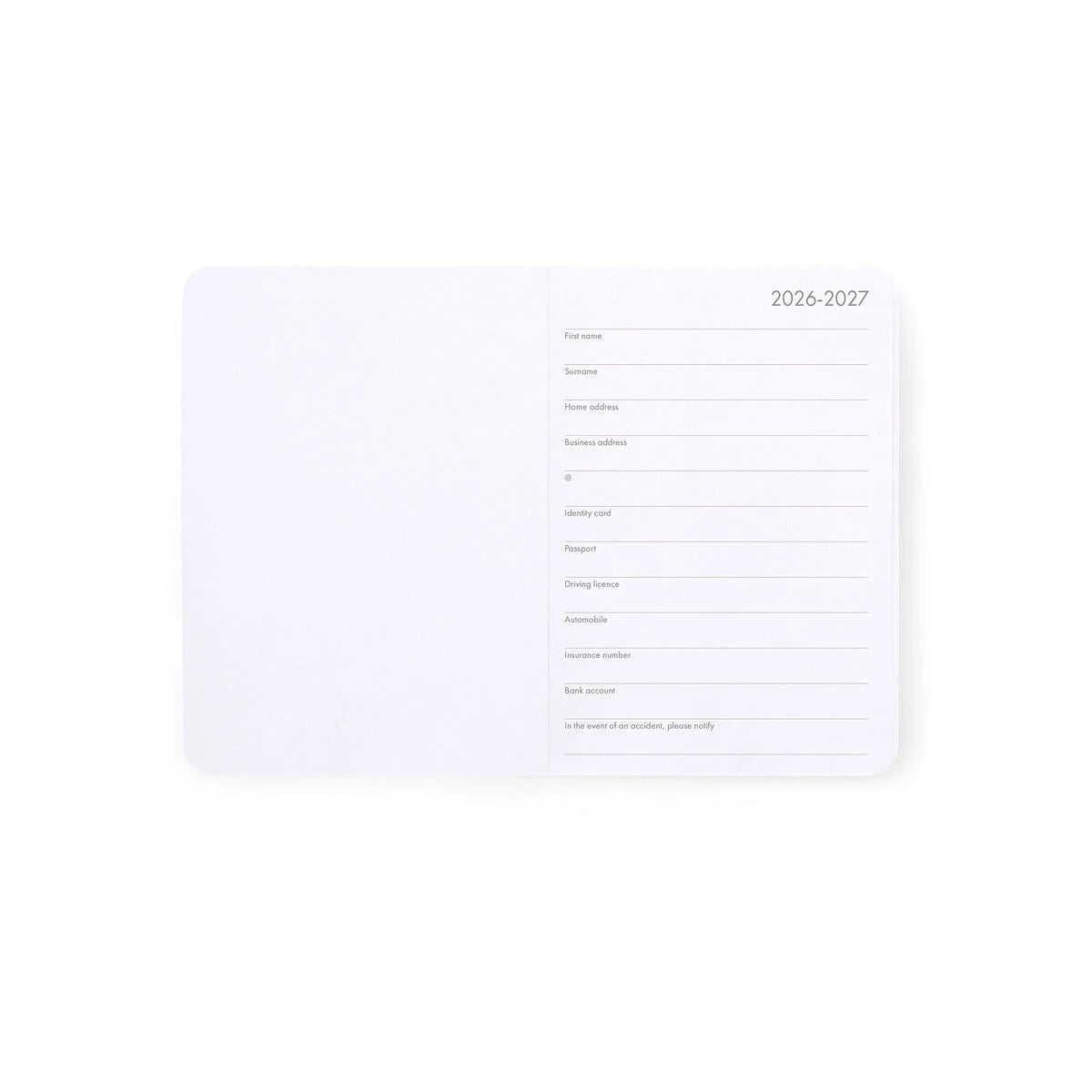 Legami - 16-Monats-Wochen-Fototagebuch für 2026/2027 - Biene - Klein mit Notizbuch