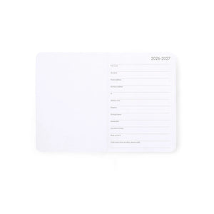 Legami - 16-Monats-Wochen-Fototagebuch für 2026/2027 - Biene - Klein mit Notizbuch