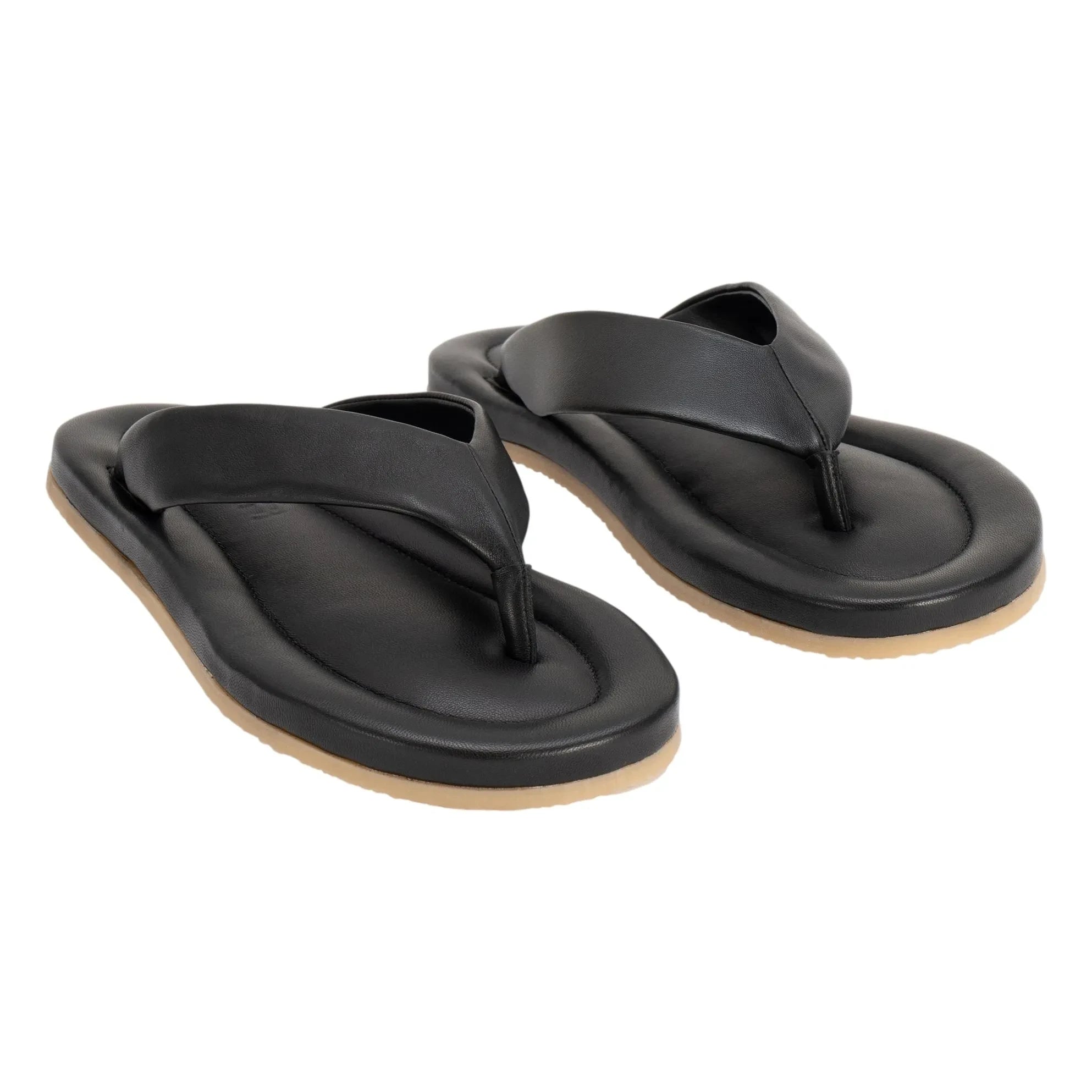 BY FAR - Dasha 2.0 Ledersandalen | Schwarz