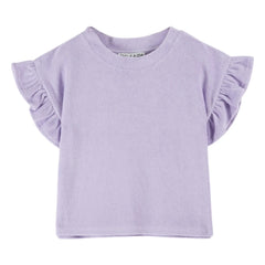 Emile et Ida - Terry Rüschen-T-Shirt | Mauve