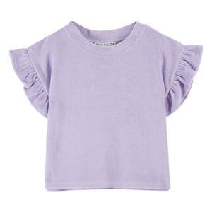 Emile et Ida - Terry Rüschen-T-Shirt | Mauve