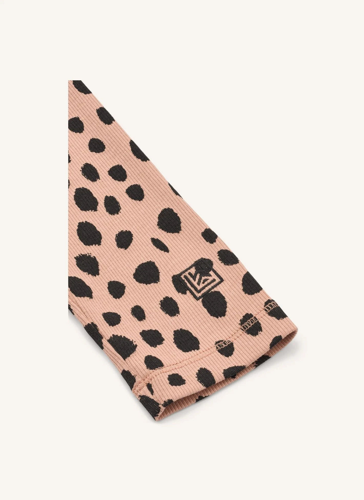 Liewood - Marien Leopard Bio-Baumwolle Ripp Leggings | Verwaschenes Rosa
