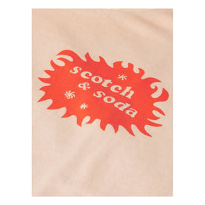 Scotch & Soda - T-Shirt mit Artworks-Logo | Koralle