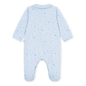 Petit Bateau - Pyjamas Dors Bien Etoiles Tubique Pamuklu Organik | Açık mavi