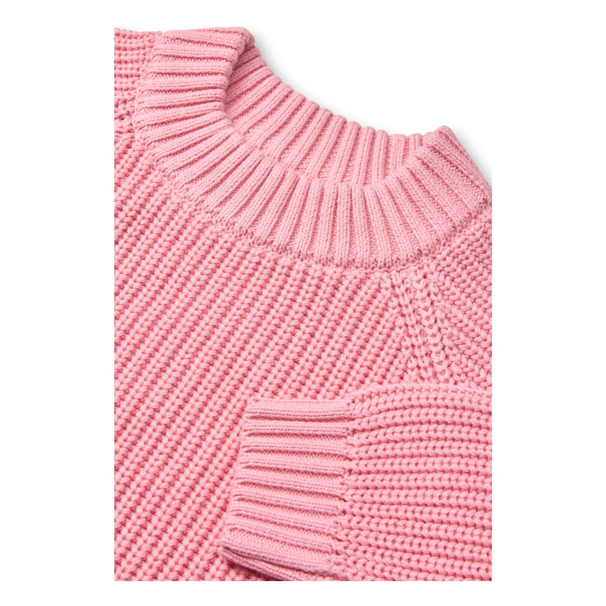 Copenhagen Colors – Gestreifter Pullover aus Bio-Baumwolle | Rosa