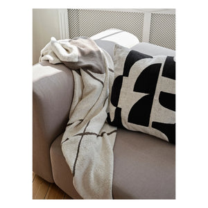 Broste Copenhagen - Maren Baumwoll-Plaid | Eisbraun