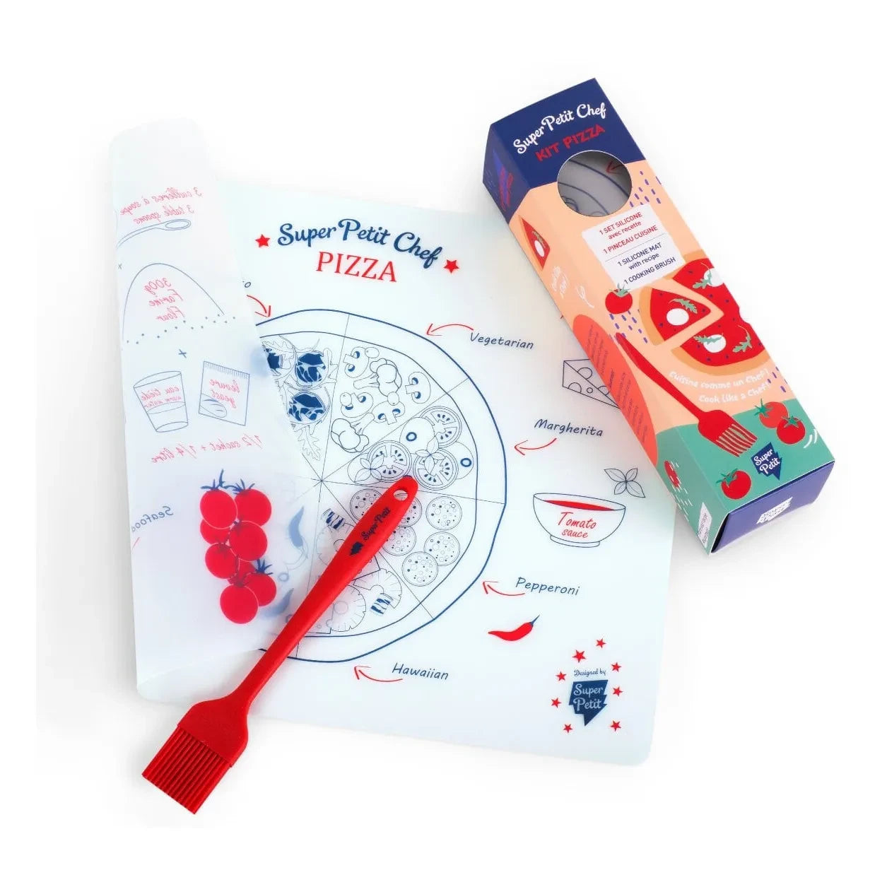 Superpetit - Gedeck-Set - Pizzaset