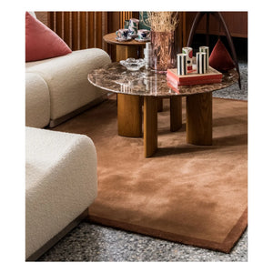 The Socialite Family - Teppich Wool Luna | Schokolade